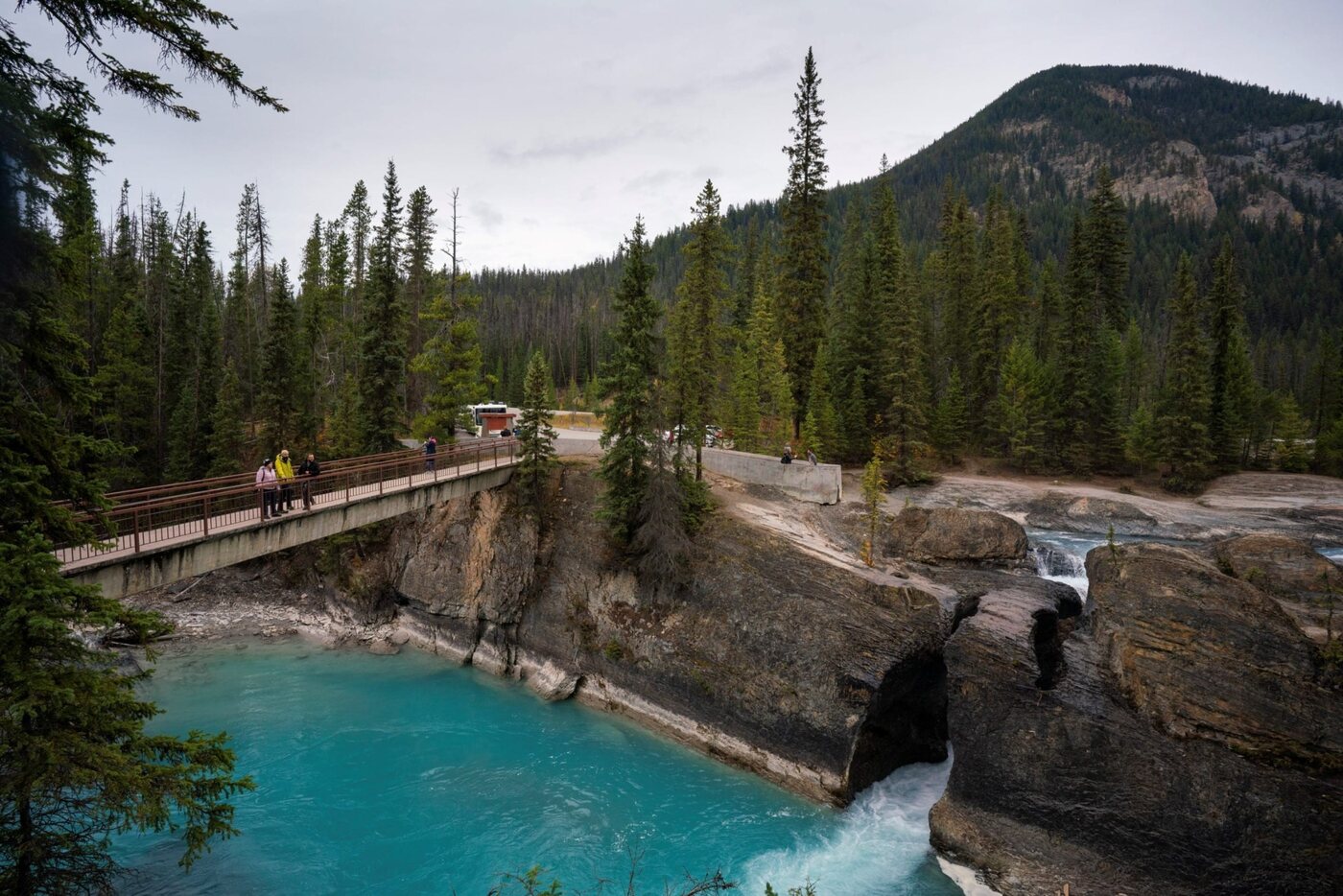 Natural Bridge over the Kicking Horse River